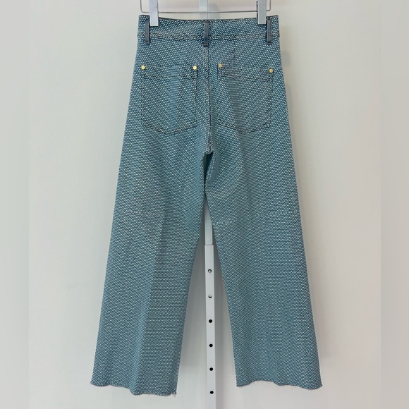 CULT GAIA ZELMA BLUE HOTAFIX CRYSTAL DENIM SIZE US 26 NWOTS! - Picture 16 of 17